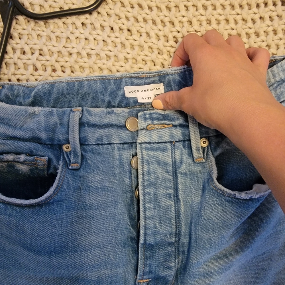 Good american good boy with slits size 4/27